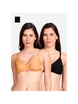 Shyaway - Shyle Non Padded Seamed Everyday Bra Multicolour (Pack of 2)
