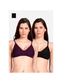 Shyaway - Shyle Non Padded Seamed Everyday Bra Multicolour (Pack of 2)