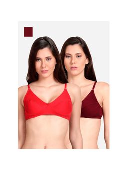 Shyaway - Shyle Non Padded Seamed Everyday Bra Multicolour (Pack of 2)