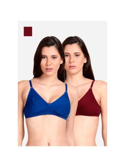 Shyaway - Shyle Non Padded Seamed Everyday Bra Multicolour (Pack of 2)