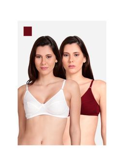Shyaway - Shyle Non Padded Seamed Everyday Bra Multicolour (Pack of 2)