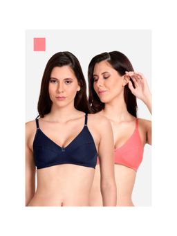 Shyaway - Shyle Non Padded Seamed Everyday Bra Multicolour (Pack of 2)