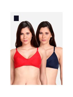 Shyaway - Shyle Non Padded Seamed Everyday Bra Multicolour (Pack of 2)