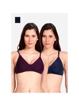 Shyaway - Shyle Non Padded Seamed Everyday Bra Multicolour (Pack of 2)