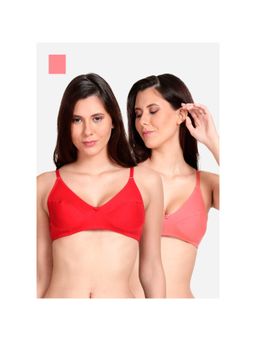 Shyaway - Shyle Non Padded Seamed Everyday Bra Multicolour (Pack of 2)