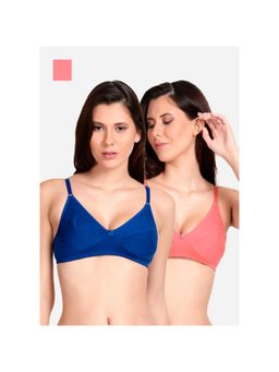 Shyaway - Shyle Non Padded Seamed Everyday Bra Multicolour (Pack of 2)
