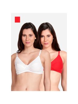 Shyaway - Shyle Non Padded Seamed Everyday Bra Multicolour (Pack of 2)