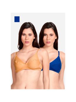 Shyaway - Shyle Non Padded Seamed Everyday Bra Multicolour (Pack of 2)