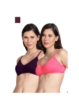 Shyaway - Shyle Non Padded Seamed Everyday Bra Multicolour (Pack of 2)