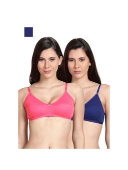Shyaway - Shyle Non Padded Seamed Everyday Bra Multicolour (Pack of 2)