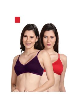 Shyaway - Shyle Non Padded Seamed Everyday Bra Multicolour (Pack of 2)