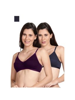 Shyaway - Shyle Non Padded Seamed Everyday Bra Multicolour (Pack of 2)