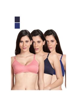 Shyaway - Shyle Non Padded Seamed Everyday Bra Multicolour (Pack of 3)