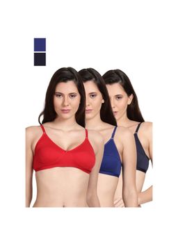 Shyaway - Shyle Non Padded Seamed Everyday Bra Multicolour (Pack of 3)
