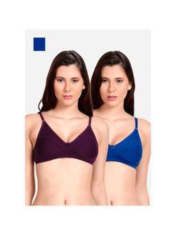 Shyaway - Shyle Non Padded Seamed Everyday Bra Multicolour (Pack of 2)