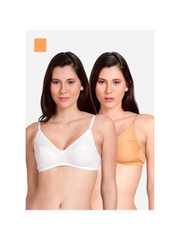 Shyaway - Shyle Non Padded Seamed Everyday Bra Multicolour (Pack of 2)
