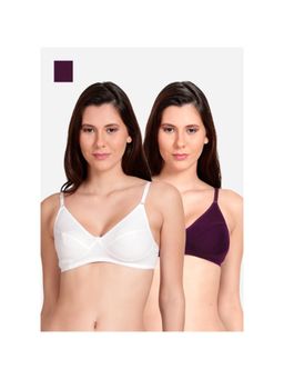 Shyaway - Shyle Non Padded Seamed Everyday Bra Multicolour (Pack of 2)