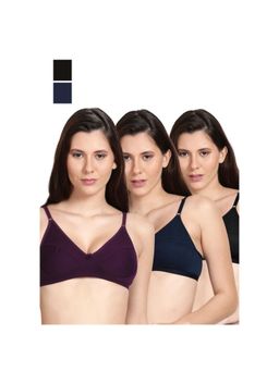 Shyaway - Shyle Non Padded Seamed Everyday Bra Multicolour (Pack of 3)