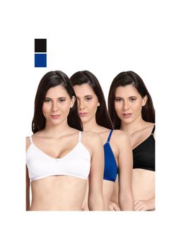 Shyaway - Shyle Non Padded Seamed Everyday Bra Multicolour (Pack of 3)