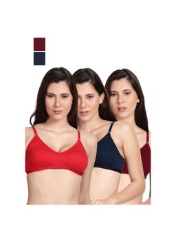 Shyaway - Shyle Non Padded Seamed Everyday Bra Multicolour (Pack of 3)