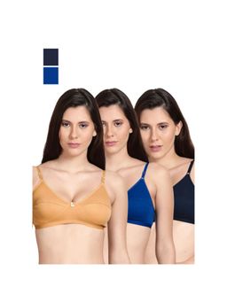 Shyaway - Shyle Non Padded Seamed Everyday Bra Multicolour (Pack of 3)