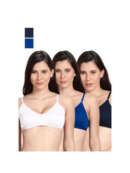 Shyaway - Shyle Non Padded Seamed Everyday Bra Multicolour (Pack of 3)