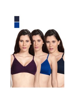 Shyaway - Shyle Non Padded Seamed Everyday Bra Multicolour (Pack of 3)