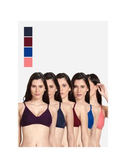Shyaway - Shyle Non Padded Seamed Everyday Bra Multicolour (Pack of 5)