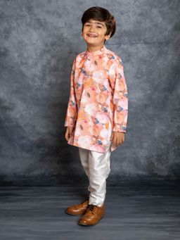 JILMIL - Multi-Color Cotton Floral Kurta With Pyjama