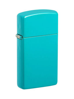 Zippo - Slim Flat Turquoise Windproof Pocket Lighter