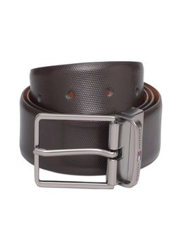 Tommy Hilfiger - Barnes Brown & Tan Leather Belt For Men