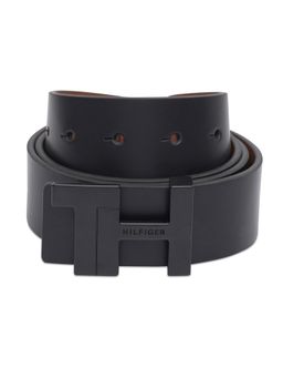 Tommy Hilfiger - Seroe Black & Tan Leather Belt For Men
