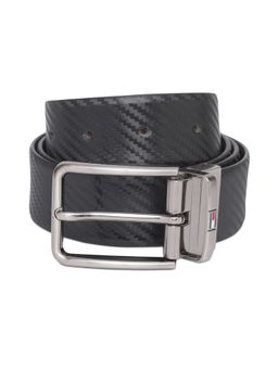 Tommy Hilfiger - Simeon Black & Brown Leather Belt For Men