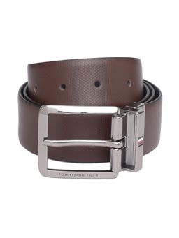 Tommy Hilfiger - Lambert Brown & Black Leather Belt For Men