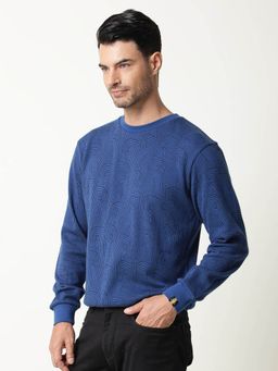 Rare Rabbit - Ove Blue Sweatshirt