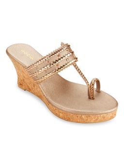 ROCIA - Rose Gold Women Wedges