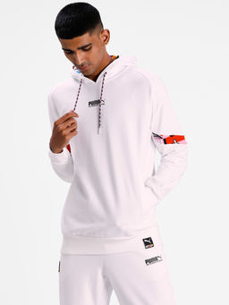 Puma - International Men White Hoodie