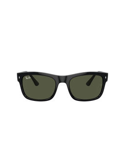 Ray-Ban - Square Sunglasses With Black Frame In Green Lens - 0Rb4428 (5.6)