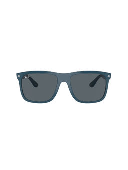 Ray-Ban - Square Sunglasses With Blue Frame In Blue Lens - 0Rb4547 (5.7)