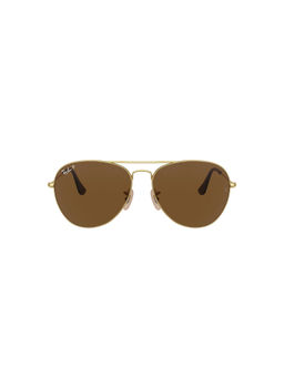 Ray-Ban - Aviator Sunglasses With Gold Frame In Grey Lens - 0Rb3432I (5.9)