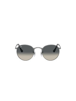 Ray-Ban - Round Sunglasses With Gunmetal Frame In Grey Lens - 0Rb3447I (5)