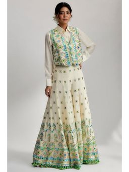 Gopi Vaid - Aditi Rao Hydari In Amara Jacket Set with Flared Pants