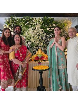 Gopi Vaid - Ananya Pandey in halter Sharara set