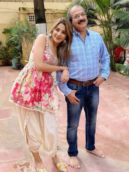 Gopi Vaid - Nikki Tamboli in Khushi Peplum Dhoti Set