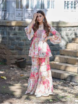 Gopi Vaid - House Of Misu In Khushi Peplum Sharara Set