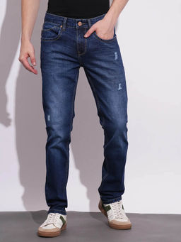 Being Human - Mens Mid Tone Denim Jeans