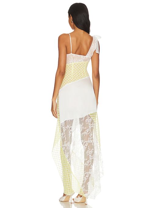 janis maxi dress majorelle MAJORELLE Janis Maxi Dress in Ivory & Pale Yellow
