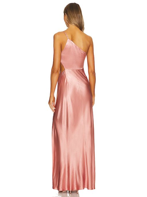Buy Shona Joy La Lune Asymmetrical Gathered Maxi Dress Online