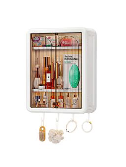 House of Quirk - Wall Mounted Bathroom Storage Rack - Extra White