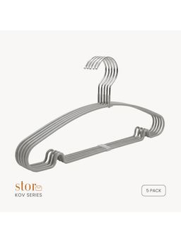 STOR - Metal Shirt- Trouser Hanger- Ash Gray